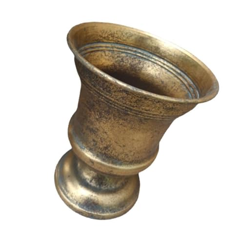 SUMMITDRAGON Ländliche Eisenpflanze Kann Vase Ländliche Tisch Dekorative Pflanzer Für Küchenbüro Wohnzimmer Und Hochzeitsveranstaltung Getrocknete Blumenarrangement Vase von SUMMITDRAGON