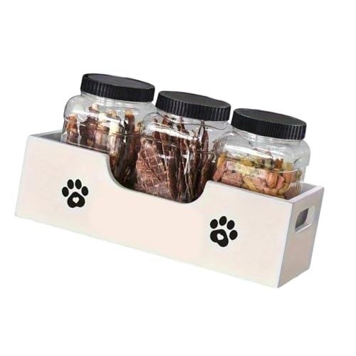 SUMMITDRAGON Moderne Hundekatzen Lebensmittelspender Aus Naturhölzern Enthalten 3 Hygiene Gläser Snacks Box Für Die Erhaltung Moderner Haustiernahrung Home Decors Home Decors SUMMITDRAGON Moderne Hundekatzen Lebensmittelspender Aus Naturhölzern Enthalten 3 Hygiene Gläser Snacks Box Für Die Erhaltung Moderner Haustiernahrung Home Decors Home Decors von SUMMITDRAGON
