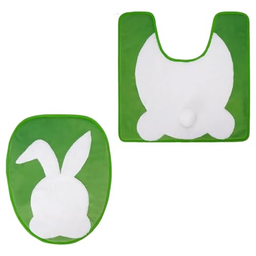 SUMMITDRAGON Osterkaninchen Toilettensitz Abdeckungen Und Toilettenteppiche Für Die Badezimmerdekoration Weiche Matte Für Die Meisten Standard Toiletten Deckel SUMMITDRAGON Osterkaninchen Toilettensitz Abdeckungen Und Toilettenteppiche Für Die Badezimmerdekoration Weiche Matte Für Die Meisten Standard Toiletten Deckel von SUMMITDRAGON