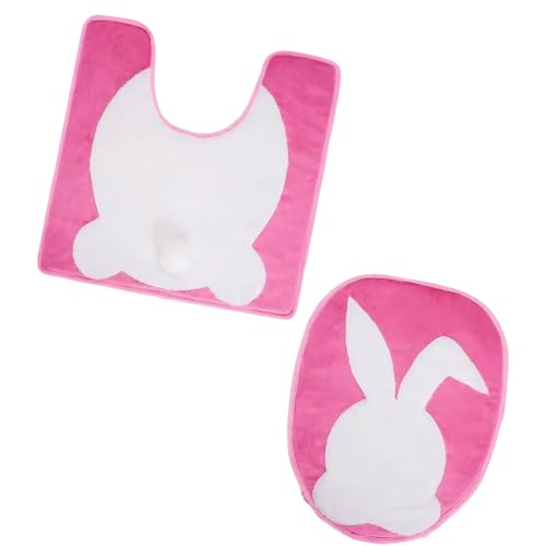SUMMITDRAGON Osterkaninchen Toilettensitz Abdeckungen Und Toilettenteppiche Für Die Badezimmerdekoration Weiche Matte Für Die Meisten Standard Toiletten Deckel SUMMITDRAGON Osterkaninchen Toilettensitz Abdeckungen Und Toilettenteppiche Für Die Badezimmerdekoration Weiche Matte Für Die Meisten Standard Toiletten Deckel von SUMMITDRAGON