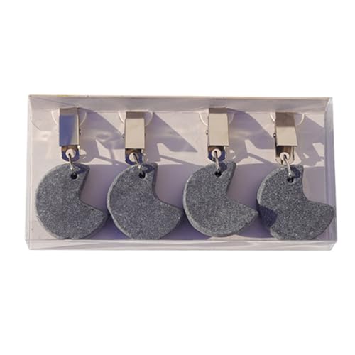 SUMMITDRAGON Packung 4 Marmor Tischdecke Gewichte Dekorative Clip Für Innenveranstaltungen Freien Windschutz Und Robuste Designs von SUMMITDRAGON