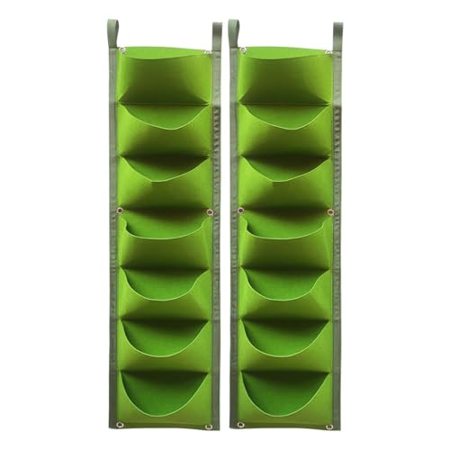 SUMMITDRAGON Packung Mit 2 Wand Montiertem Pflanzer Wachsen Beutel Mit 7 Taschen Vertikaler Gartenbeutel Für Innen Freien Freien Pflanzung. Verwenden Sie Vertikale Gartenstofftopf. SUMMITDRAGON Packung Mit 2 Wand Montiertem Pflanzer Wachsen Beutel Mit 7 Taschen Vertikaler Gartenbeutel Für Innen Freien Freien Pflanzung. Verwenden Sie Vertikale Gartenstofftopf. von SUMMITDRAGON