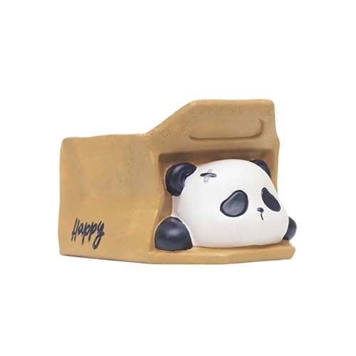 SUMMITDRAGON Panda Form Sukkulenten Pflanzer Handgefertigt wasserdichte Harz Blumentöpfe Dekorative Stifthalter Balkon Pflanzenbehälter Panda Sukkulente Pflanzer von SUMMITDRAGON