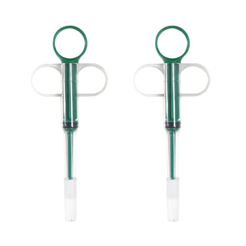 SUMMITDRAGON Pet Medicine Water Feeder 2PCS Silikonspender Leicht Zu Reinigen Design Für Katzen Hunde Pflege Haustiermedizin Feeder von SUMMITDRAGON