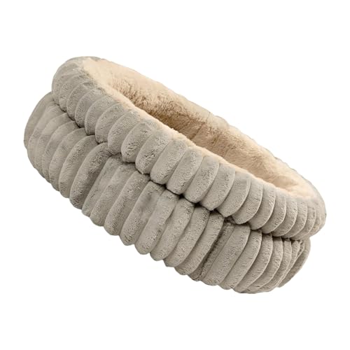SUMMITDRAGON Plüschkatzen Bett Für Innenkatzen Und Kleine Hunde Mit Waschbarem Abnehmbarem Kissen Und Antislip Bottom Kätzchen Ruhestand Bett von SUMMITDRAGON