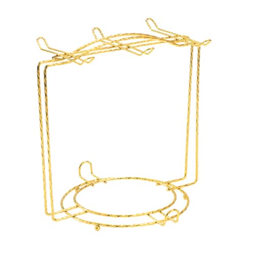 SUMMITDRAGON Raumsparende Tasse Ständer Eleganter Kaffeetasse Und Teller Organizer Eisenabflussregal Für Küchen Oder Esszimmerplattenhalter von SUMMITDRAGON