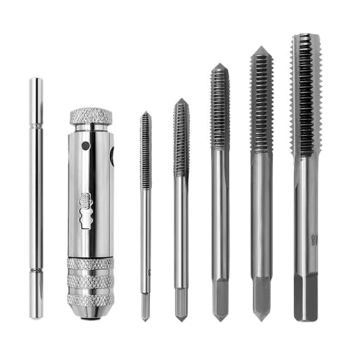 SUMMITDRAGON T Handle Ratschen Tap Schraubenschlüssel Einstellbarer T Typ Ratcheting Schraubenschlüssel Gewinde Werkzeug Set Manuelles Tool Wartung SUMMITDRAGON T Handle Ratschen Tap Schraubenschlüssel Einstellbarer T Typ Ratcheting Schraubenschlüssel Gewinde Werkzeug Set Manuelles Tool Wartung von SUMMITDRAGON
