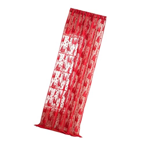 SUMMITDRAGON Urlaubszeit Bestickte Vorhang Polyester Stoff Lichtfilterung Datenschutzschutz Einfacher Hängende Feiertagsthemen Polyestervorhänge SUMMITDRAGON Urlaubszeit Bestickte Vorhang Polyester Stoff Lichtfilterung Datenschutzschutz Einfacher Hängende Feiertagsthemen Polyestervorhänge von SUMMITDRAGON