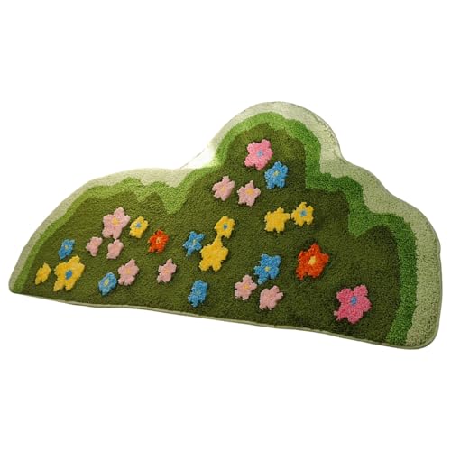 SUMMITDRAGON Verdickte Wohnzimmer Teppiche Pflanzenblumen Schlafzimmer Teppiche Weich von SUMMITDRAGON