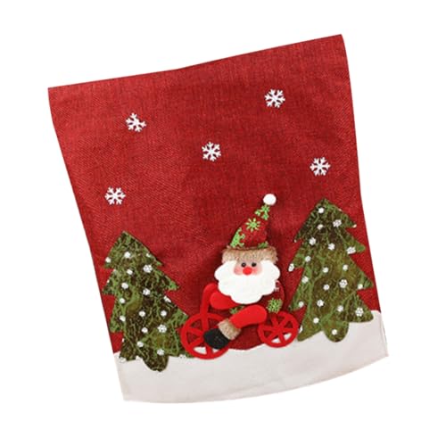 SUMMITDRAGON Weihnachtsstuhlabdeckungen Santa Snowman Deer Dining Chair Dekoration Festliche Party Dekoration Hochzeitsfeier Festlichkeit Slipcover SUMMITDRAGON Weihnachtsstuhlabdeckungen Santa Snowman Deer Dining Chair Dekoration Festliche Party Dekoration Hochzeitsfeier Festlichkeit Slipcover von SUMMITDRAGON