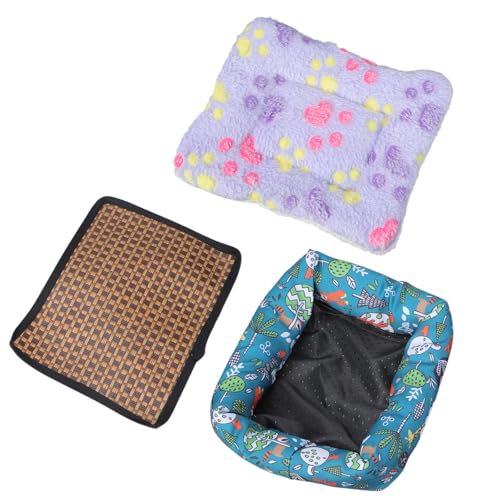 SUMMITDRAGON Zwerghamster Und Maus Schlafmatte Spielzeugbett Lebensraum Kissen Bett Für Kleine Haustier Schlafkäfig Spielzeug Kleines Haustier von SUMMITDRAGON