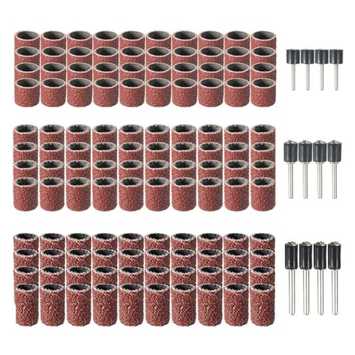 Schleifen Mit Drum Set Sandbändern Ärmeln Drum Dorree Für Rotationswerkzeug Zum Polieren Von Holznägeln Harzentfernung Pediküre Anti Clogging Schleifringe Für Leistung von SUMMITDRAGON