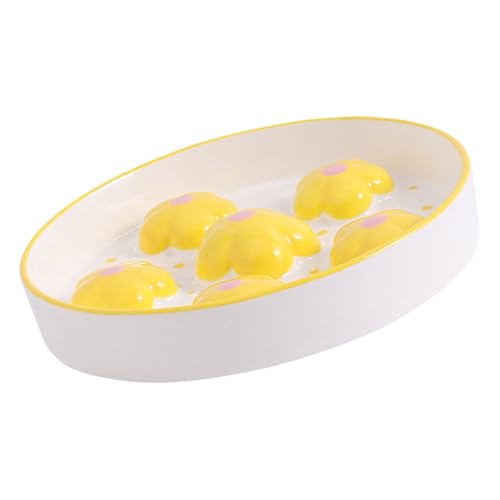 SUMMITDRAGON Schöne Handbemalte Katzenfutterschale Verlangsamt Die Fütterungsschale Haustierhund Schüssel Keramik Langsame Futtermittelkatzen SUMMITDRAGON Schöne Handbemalte Katzenfutterschale Verlangsamt Die Fütterungsschale Haustierhund Schüssel Keramik Langsame Futtermittelkatzen von SUMMITDRAGON