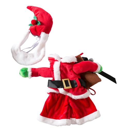 SUMMITDRAGON Schöner Hund Santa Kostümhut Für Weihnachtsfeier Fotoshooting Santa Outfit Festival Haustier Cosplay Kostüm Holiday Requisiten Haustierparty SUMMITDRAGON Schöner Hund Santa Kostümhut Für Weihnachtsfeier Fotoshooting Santa Outfit Festival Haustier Cosplay Kostüm Holiday Requisiten Haustierparty von SUMMITDRAGON
