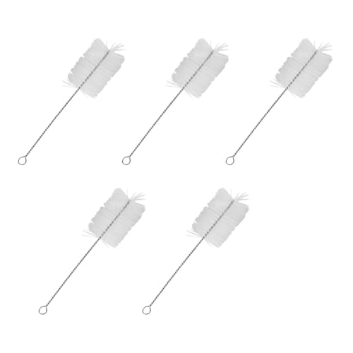 Set Von 5 Nylon Flexiblen Borstenreinigungspinseln Für Effiziente Flaschen Und Tassen Mit Multipurpuls Reinigungsbürsten Aus Rostfreiem Stahl. von SUMMITDRAGON