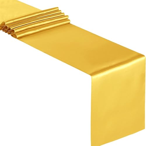 Solid Color Event Table Runners Satins Finish 12x108inch Für Hochzeiten Und Formelle Versammlungen Satins Tischläufer von SUMMITDRAGON