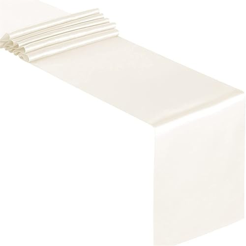 Solid Color Event Table Runners Satins Finish 12x108inch Für Hochzeiten Und Formelle Versammlungen Satins Tischläufer von SUMMITDRAGON