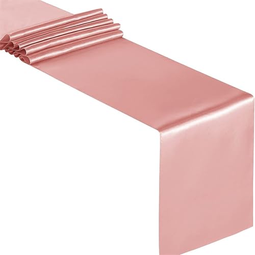 Solid Color Event Table Runners Satins Finish 12x108inch Für Hochzeiten Und Formelle Versammlungen Satins Tischläufer von SUMMITDRAGON