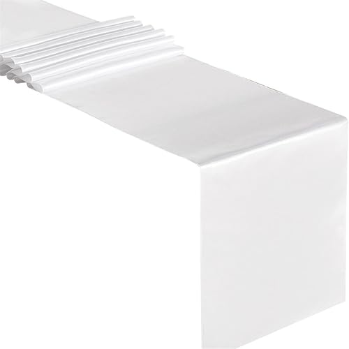 Solid Color Event Table Runners Satins Finish 12x108inch Für Hochzeiten Und Formelle Versammlungen Satins Tischläufer von SUMMITDRAGON