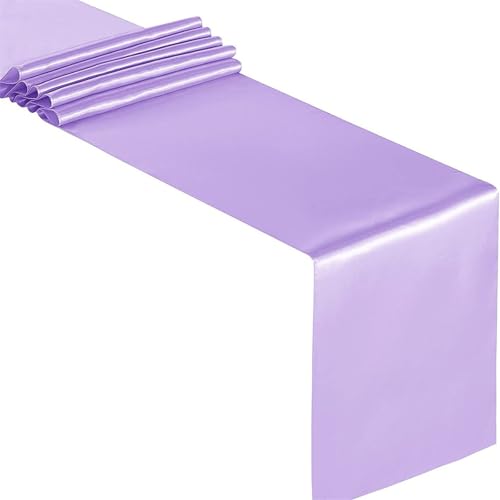 Solid Color Event Table Runners Satins Finish 12x108inch Für Hochzeiten Und Formelle Versammlungen Satins Tischläufer von SUMMITDRAGON