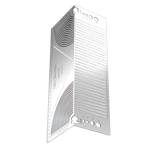Starke Metallrohr Kerbführung Multifunktionsrohr Rohr Layout Werkzeug 3 Größe Für Genaue Blechlayout Markierung Doppelzweckschreiber Schnitt Skala Holzbearbeitung Metallhandwerk von SUMMITDRAGON