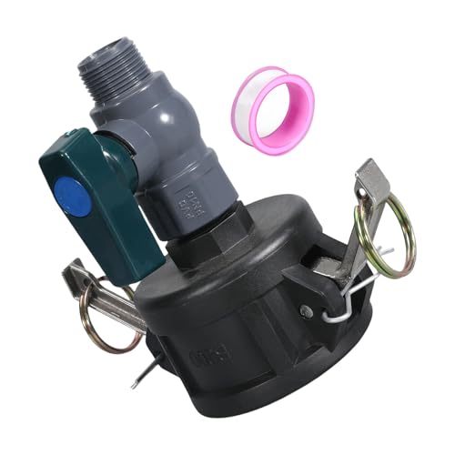 Tragbare Robuste Kunststoff IBCS Tanks Adapter Konnektooren 2 Zoll Zu 3/4inchght Mit Abschließung Der Runden Ventile Wasserströme Steuerung Landwirtschaftliche Bewässerung von SUMMITDRAGON