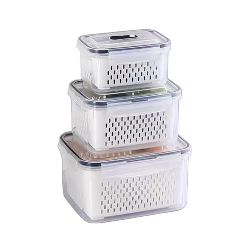 Vielseitige Obst Und Salat Schlucker Set Practical Kitchen Storage Box Mit Colanders Stapelbaren Erhaltungsorganisatoren Vielseitige Obst Und Salat Schlucker Set Practical Kitchen Storage Box Mit Colanders Stapelbaren Erhaltungsorganisatoren von SUMMITDRAGON