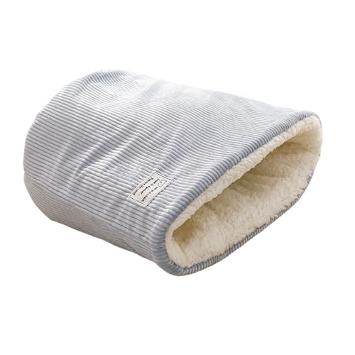Warme Katzen Liegebett Eimer Form Winterbett Mit Plüsch Linern Wärme Haustierkatzen Nest Höhlenhaus Für Einen Schensigen Schlafsack von SUMMITDRAGON
