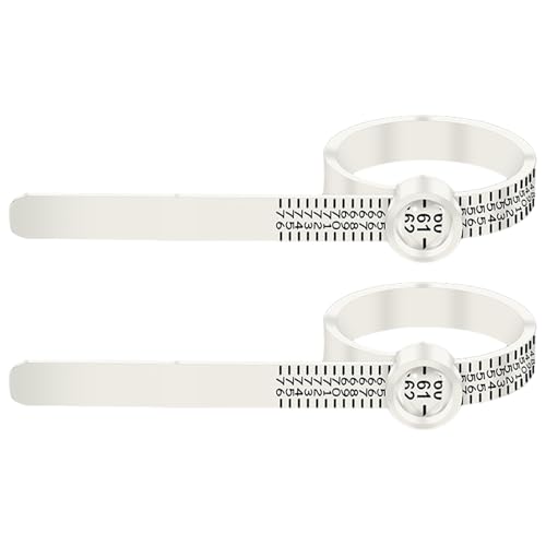 Wiederverwendbare Fingergrößenmessringe Sizer Messwerkzeug Mit Lupe Glassschmuck Größenwerkzeug Ringe Messer Biegsame Messung Wiederverwendbare Fingergrößenmessringe Sizer Messwerkzeug Mit Lupe Glassschmuck Größenwerkzeug Ringe Messer Biegsame Messung von SUMMITDRAGON