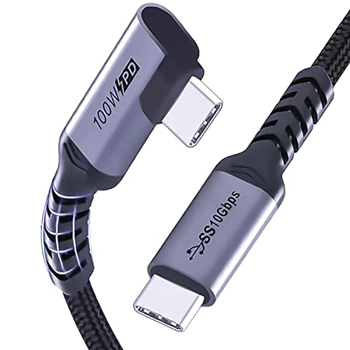 SUMPK 1m USB C auf USB C Datenkabel 2 Packungen, 100W USB C Kabel 3.1 PD Schnellladegerät Gen 2 E-Mark Chip SuperSpeed 10 Gbps 90 Grad 4K Monitor Video Output Kabel für Google Pixel, Galaxy S2 SUMPK 1m USB C auf USB C Datenkabel 2 Packungen, 100W USB C Kabel 3.1 PD Schnellladegerät Gen 2 E-Mark Chip SuperSpeed 10 Gbps 90 Grad 4K Monitor Video Output Kabel für Google Pixel, Galaxy S2 von SUMPK