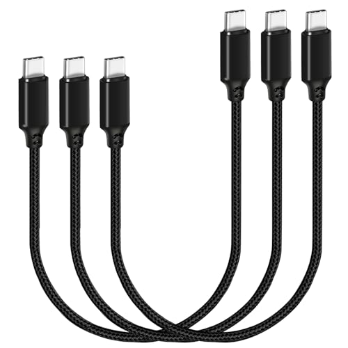 SUMPK 240W USB C Kabel 30cm, Short USB C auf USB C Kabel Kompatibel für iPhone 15/15 Plus/15 Pro Max, MacBook Pro/Air, iPad Pro/Air, Dell XPS von SUMPK