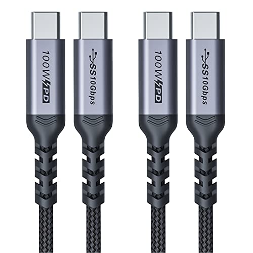 SUMPK 2m USB C auf USB C 2 packs, 100W C auf C Schnellladekabel, Typ C 3.1 Gen 2 10GBbps High Speed Datenübertragung Schnellladekabel E-Marker Chipkabel, 4K@60Hz Videoausgabe SUMPK 2m USB C auf USB C 2 packs, 100W C auf C Schnellladekabel, Typ C 3.1 Gen 2 10GBbps High Speed Datenübertragung Schnellladekabel E-Marker Chipkabel, 4K@60Hz Videoausgabe von SUMPK
