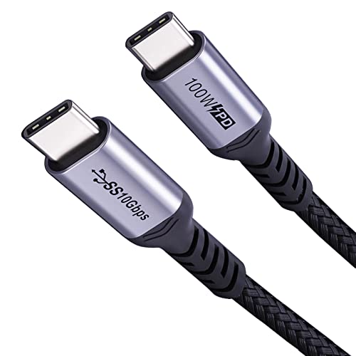 SUMPK 2m USB C auf USB C Kabel 100W, Typ C 3.1 Gen 2 Kabel, 10GBbps High Speed Datenübertragung 20V5A Schnellladung E-Marker Chip Kabel, 4K@60Hz Videoausgangskabel SUMPK 2m USB C auf USB C Kabel 100W, Typ C 3.1 Gen 2 Kabel, 10GBbps High Speed Datenübertragung 20V5A Schnellladung E-Marker Chip Kabel, 4K@60Hz Videoausgangskabel von SUMPK
