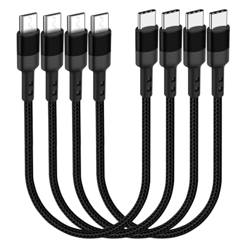 SUMPK USB C auf Micro USB Kabel 30cm 4-pack, Short Micro USB auf Typ C Adapterkabel geflochten, OTG 480Mbps Datenübertragung USB C auf USB Micro kompatibel mit Samsung Galaxy S7 S6, MacBook Pro SUMPK USB C auf Micro USB Kabel 30cm 4-pack, Short Micro USB auf Typ C Adapterkabel geflochten, OTG 480Mbps Datenübertragung USB C auf USB Micro kompatibel mit Samsung Galaxy S7 S6, MacBook Pro von SUMPK