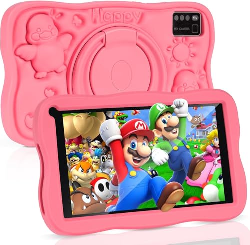 SUMTAB Tablet Kinder 7 Zoll Android (Rosa) von SUMTAB