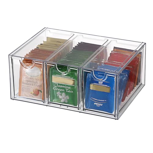 SUMTree Aufbewahrungsbox für Teebeutel mit Schubladen Acryl durchsichtig Schubladenbox Küchen Organizer mit Tee, Kaffeepads, Süßstoff, Zucker für Arbeitsplatten, Schminktisch, Schreibtisch Vielfach SUMTree Aufbewahrungsbox für Teebeutel mit Schubladen Acryl durchsichtig Schubladenbox Küchen Organizer mit Tee, Kaffeepads, Süßstoff, Zucker für Arbeitsplatten, Schminktisch, Schreibtisch Vielfach von SUMTree