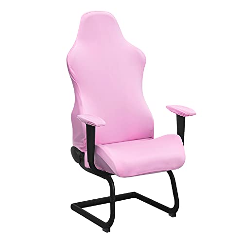 SUMTree Rosa Dechbare Gaming Stuhlhussen Schonbezüge Gaming-Stuhlbezüge für Computerstuhl Sessel Drehstuhl Gaming-Stuhl Wsschbar(Ohne Stühle) von SUMTree