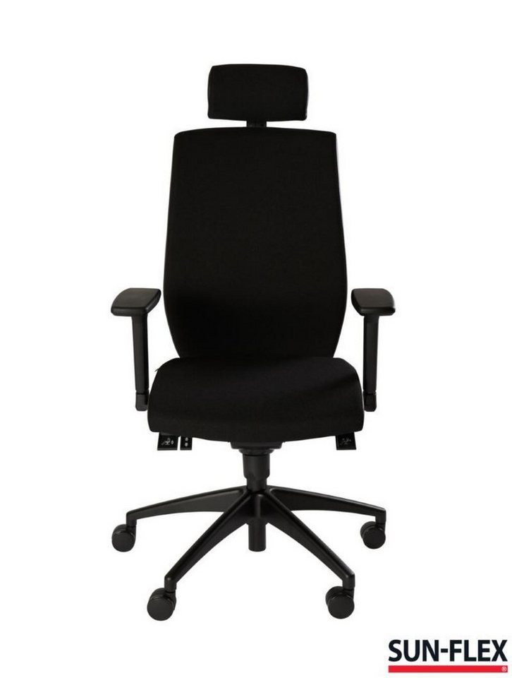 SUN-FLEX Bürostuhl, SUN-FLEX®HB ergonomischer Bürostuhl schwarz von SUN-FLEX