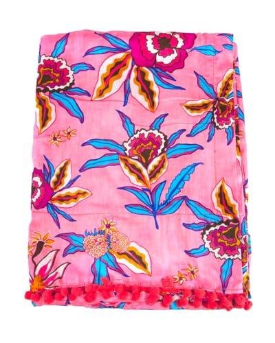 SUN & SURF Pareo mit Frottee, Blumendruck, Rosa, modisch, 90 x 170 cm, doppelte Textur, robustes Handtuch für Strand Sonne und Pool SUN & SURF Pareo mit Frottee, Blumendruck, Rosa, modisch, 90 x 170 cm, doppelte Textur, robustes Handtuch für Strand Sonne und Pool von SUN & SURF