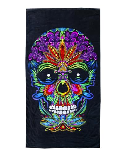 SUN & SURF Strandhandtuch, Large Velour Printed Beach Towel 90x170 cm 100% Baumwolle, Weich und Stilvoll. Schnell Trocknend von SUN & SURF