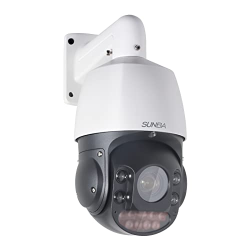 SUNBA 1080p Auto Tracking Starlight 25 facher optischer Zoom IP PoE+ PTZ Kamera, RTMP für Rundfunk & Ferninfrarot Nachtsicht bis zu 300m (Illuminati-2W) von SUNBA