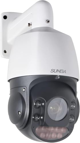 SUNBA High Speed 4K 8MP PTZ Camera Outdoor, IP PoE+ Security Dome, 20X Optical Zoom, Two Way Audio &Built-in TF Card Slot, 24x7 Automatic Tour, Night Vision up to 328ft (405-D20X 4K) von SUNBA
