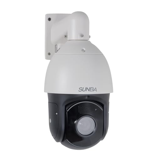 SUNBA PoE+ PTZ Außenkamera, 36-fach optischer Zoom, 5MP Dome Überwachungskamera, Zwei-Wege Audio & Infrarot-Nachtsicht mit großer Reichweite bis zu 450m (P636 V2, Performance Serie) von SUNBA