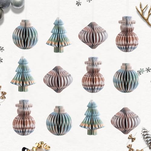 SUNBEAUTY 12 Stück Hängende Waben Dekorationen Weihnachten Papierwaben Party Deko Papier Weihnachtsbaum Schneemann Wabenbälle Wabenglocken Deko Christmas Party Homeschool Dekoration SUNBEAUTY 12 Stück Hängende Waben Dekorationen Weihnachten Papierwaben Party Deko Papier Weihnachtsbaum Schneemann Wabenbälle Wabenglocken Deko Christmas Party Homeschool Dekoration von SUNBEAUTY
