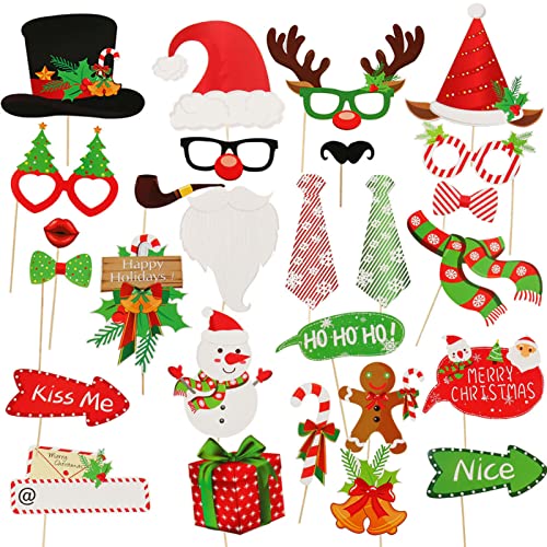 SUNBEAUTY 28 Stück Weihnachten Fotorequisiten Photo Booth Foto Requisiten Fotoaccessoires Deko Merry Christmas für Weihnachten Party Dekoration SUNBEAUTY 28 Stück Weihnachten Fotorequisiten Photo Booth Foto Requisiten Fotoaccessoires Deko Merry Christmas für Weihnachten Party Dekoration von SUNBEAUTY