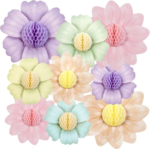 SUNBEAUTY 9 Stück Pastell Große Papierblumen Hängende Girlande 3D Blumen Honeycomb Bälle Party Dekorationen für Wand Geburtstag Hochzeit Hintergrund Klassenzimmer Baby Shower Gartenparty Deko-10″ SUNBEAUTY 9 Stück Pastell Große Papierblumen Hängende Girlande 3D Blumen Honeycomb Bälle Party Dekorationen für Wand Geburtstag Hochzeit Hintergrund Klassenzimmer Baby Shower Gartenparty Deko-10″ von SUNBEAUTY