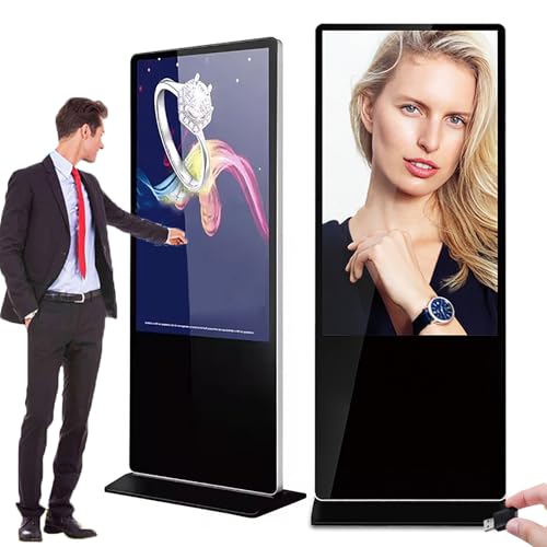 SUNBGRPYE Stand-Werbeplayer, Digital Signage Display, 1080P HD Touchscreen, Mit WiFi/USB / RJ45 Eingang + U Disk Erkennung, Mehreren Split-Screen Modi + Loop Wiedergabe,49in SUNBGRPYE Stand-Werbeplayer, Digital Signage Display, 1080P HD Touchscreen, Mit WiFi/USB / RJ45 Eingang + U Disk Erkennung, Mehreren Split-Screen Modi + Loop Wiedergabe,49in von SUNBGRPYE