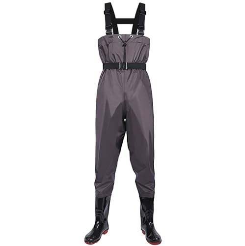 SUNBGRPYE Wathose Mit Stiefeln, Wasserdicht Und Atmungsaktiv, Outdoor-Wathose FüR MäNner Und Frauen, Zum Fliegenfischen, Entenjagd, Kajakfahren,C-43 von SUNBGRPYE