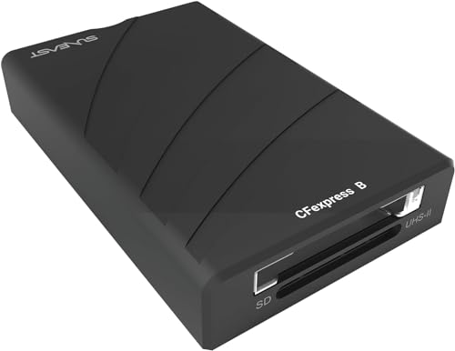 SUNEAST (Japan) USB 3.2 Gen Cfexpress Typ B & SD UHS-II Dual Slot Kartenleser für CFE-Datenübertragungsgeschwindigkeit bis zu 950 MB/s und SD 312 MB/s von SUNEAST