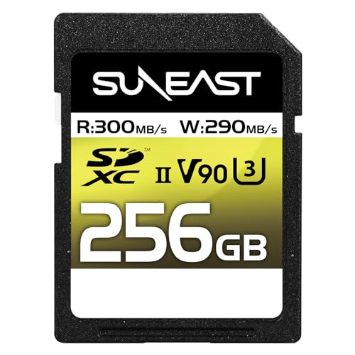 SUNEAST SDXC Karte 256GB bis zu 300MB/s UHS-II U3 V90 pSLC 4K 8K ULTIMATE PRO Professional Memory Card SE-SDU2256GA300 SUNEAST SDXC Karte 256GB bis zu 300MB/s UHS-II U3 V90 pSLC 4K 8K ULTIMATE PRO Professional Memory Card SE-SDU2256GA300 von SUNEAST